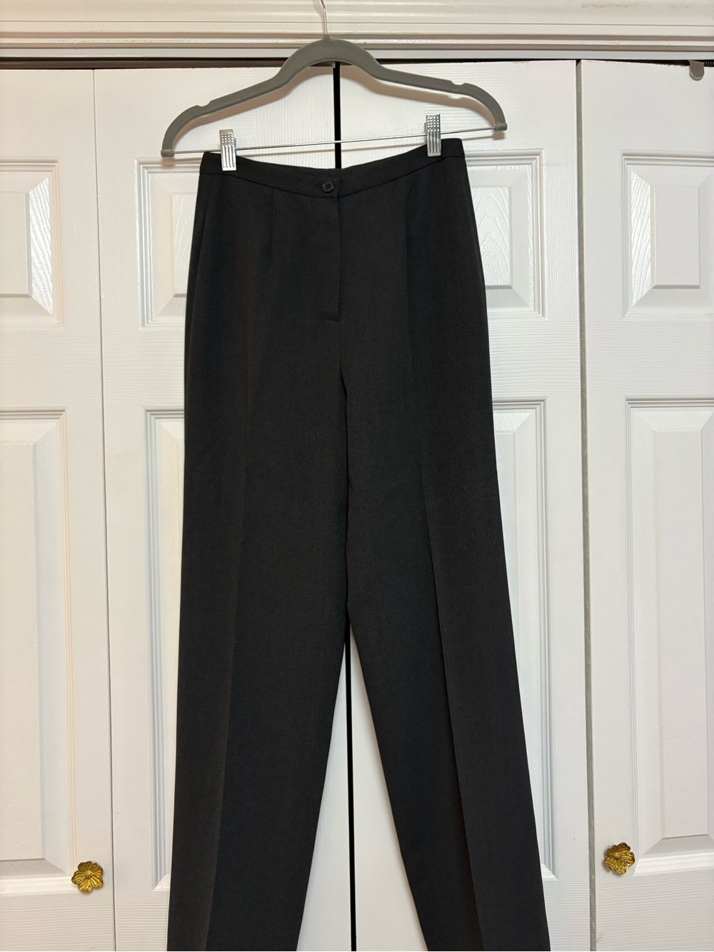 Dark grey slacks